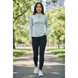 NWT Under Armour Women's Qualifier Run 2.0 Performance 1/2 Zip Halo Grey Size XL